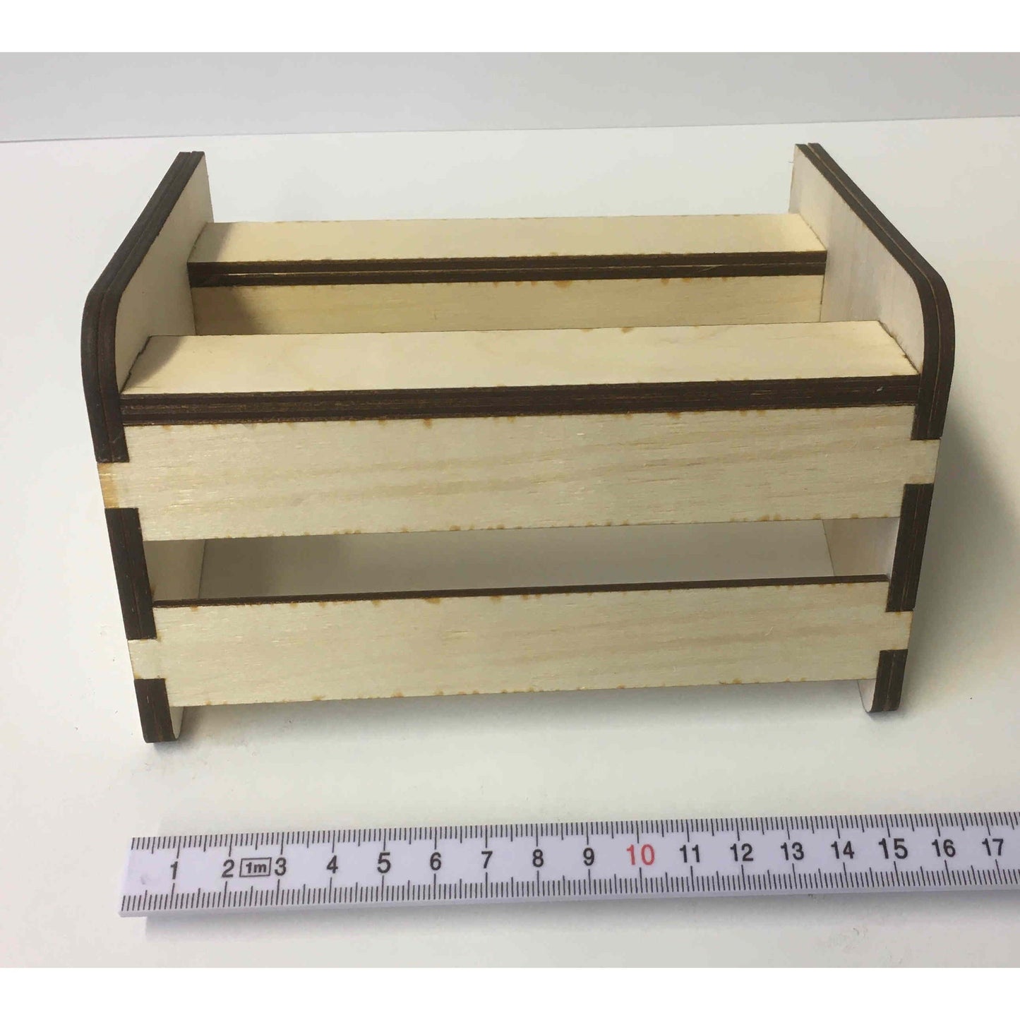 Holzdeko-Lasercut-Gravur French Cleat Schraubzwingenhalter aus Holz, für sichere Zwingenvorrichtung und Wandmontage
