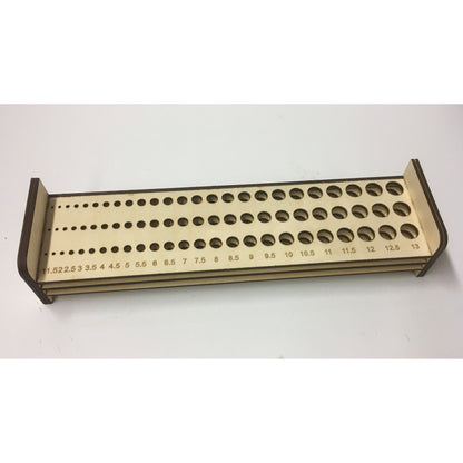 Bohrerhalter für 1-13mm Bohrer an Holzdeko-Lasercut-Gravur Pegboard Lochwand, praktische Werkzeugaufbewahrung