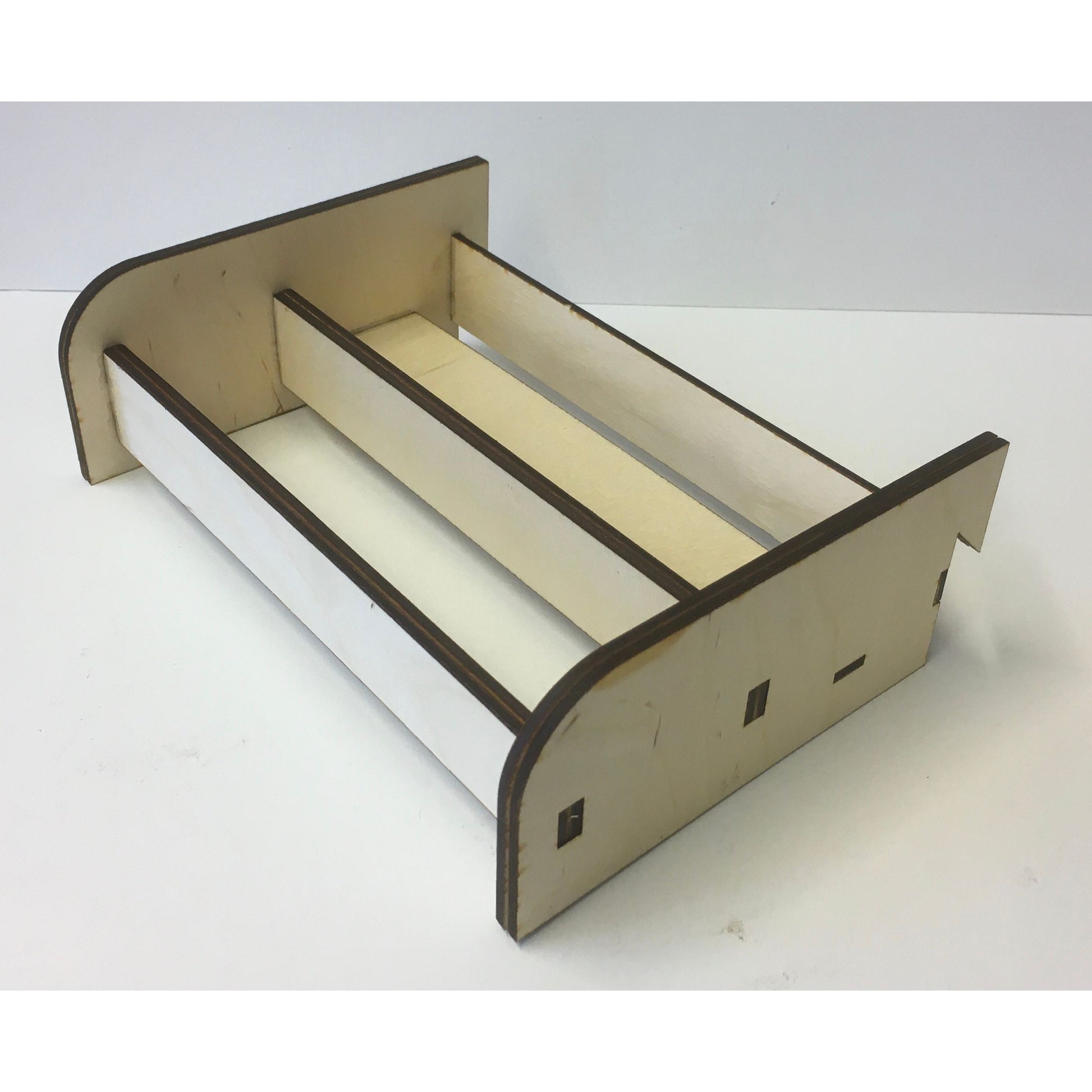 Holzdeko-Lasercut-Gravur French Cleat Hammerhalter aus Holz, praktische Wandhalterung für Werkzeuge, detailreiche Gravur sichtbar